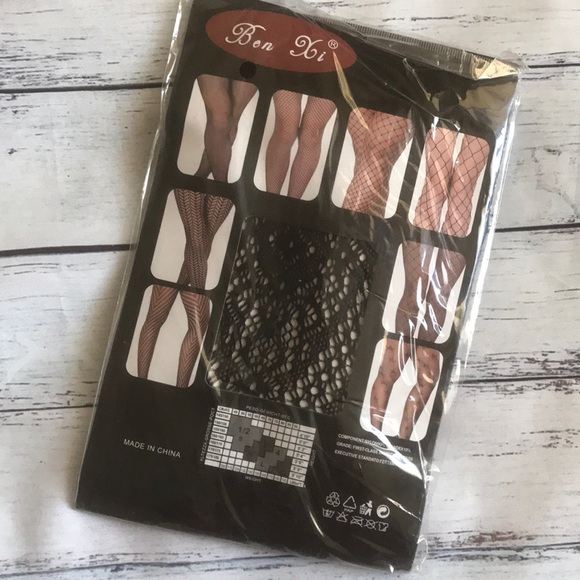 2/$13 🌈 fishnet tights hosiery pantyhose #3044 - Picture 2 of 3